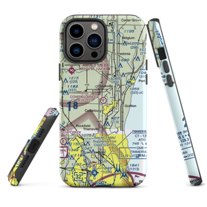 Covered Bridge Fields Airport (1WN2) VFR Sectional  Tough iPhone Case