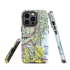 Covered Bridge Fields Airport (1WN2) VFR Sectional  Tough iPhone Case