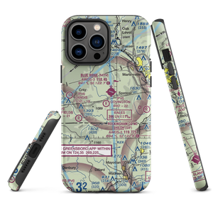 Covington Airport (VA72) VFR Sectional  Tough iPhone Case