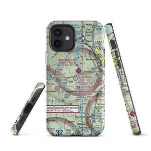 Covington Airport (VA72) VFR Sectional  Tough iPhone Case