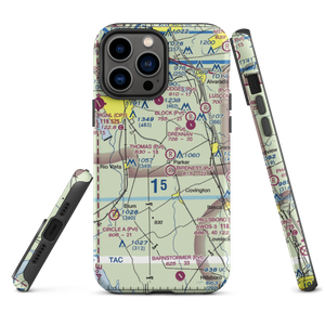 Cow Pasture Airport (TE16) VFR Sectional  Tough iPhone Case