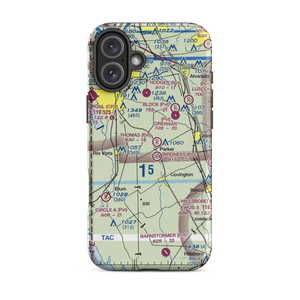 Cow Pasture Airport (TE16) VFR Sectional  Tough iPhone Case