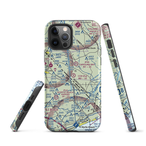 Cox Field (81NC) VFR Sectional  Tough iPhone Case