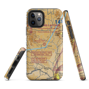 Coyote Creek Ranch Airport (30CO) VFR Sectional  Tough iPhone Case