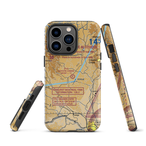 Coyote Creek Ranch Airport (30CO) VFR Sectional  Tough iPhone Case