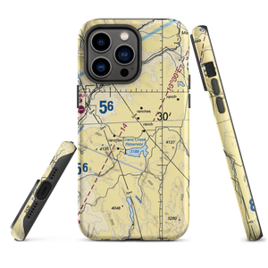 Coyote Ridge Airport (17ID) VFR Sectional  Tough iPhone Case