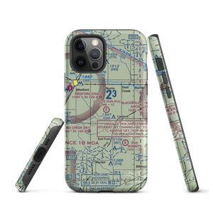 Coyote Run Airport (48OK) VFR Sectional  Tough iPhone Case