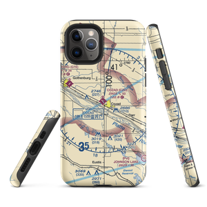 Cozad Municipal Airport (CZD) VFR Sectional  Tough iPhone Case