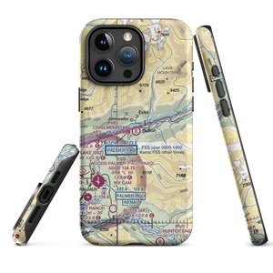 Crag Mountain Airport (52AK) VFR Sectional  Tough iPhone Case