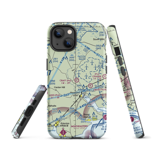 Craig Craft Airport (86NC) VFR Sectional  Tough iPhone Case