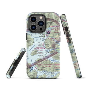 Craig Seaplane Base (CGA) VFR Sectional  Tough iPhone Case