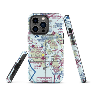 Crane Island Airstrip (CKR) VFR Sectional  Tough iPhone Case