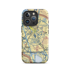 Crater Lake-Klamath Regional Airport (LMT) VFR Sectional  Tough iPhone Case