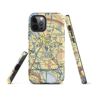 Crater Lake-Klamath Regional Airport (LMT) VFR Sectional  Tough iPhone Case