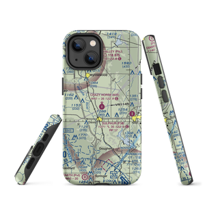 Crazy Horse Municipal Airport (97F) VFR Sectional  Tough iPhone Case