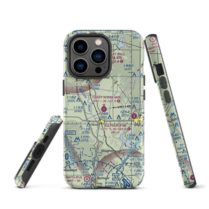 Crazy Horse Municipal Airport (97F) VFR Sectional  Tough iPhone Case