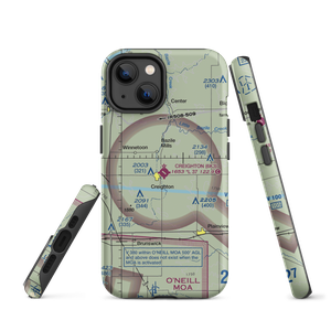 Creighton Municipal Airport (6K3) VFR Sectional  Tough iPhone Case