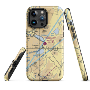 Crescent Lake State Airport (5S2) VFR Sectional  Tough iPhone Case