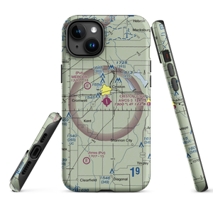 Creston Municipal Airport (CSQ) VFR Sectional  Tough iPhone Case