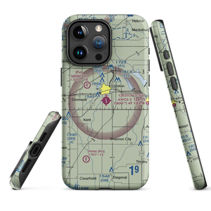 Creston Municipal Airport (CSQ) VFR Sectional  Tough iPhone Case