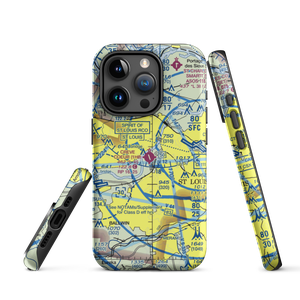 Creve Coeur Airport (1H0) VFR Sectional  Tough iPhone Case