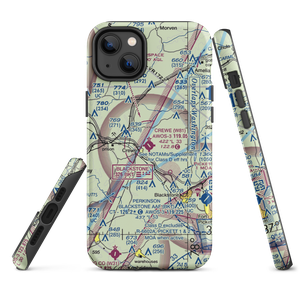 Crewe Municipal Airport (W81) VFR Sectional  Tough iPhone Case