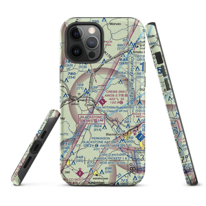 Crewe Municipal Airport (W81) VFR Sectional  Tough iPhone Case