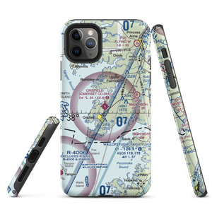 Crisfield Municipal Airport (W41) VFR Sectional  Tough iPhone Case