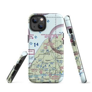 Crispy Cedars Airport (7WI8) VFR Sectional  Tough iPhone Case