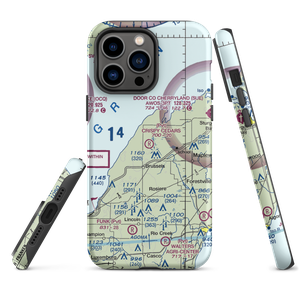 Crispy Cedars Airport (7WI8) VFR Sectional  Tough iPhone Case