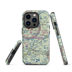 Crooked Creek Airport (7NC5) VFR Sectional  Tough iPhone Case