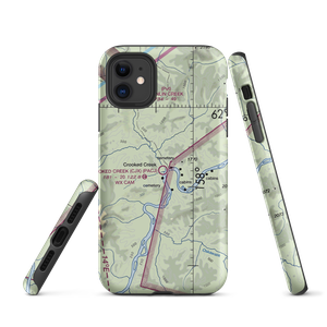 Crooked Creek Airport (CJX) VFR Sectional  Tough iPhone Case