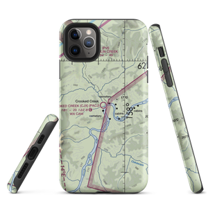 Crooked Creek Airport (CJX) VFR Sectional  Tough iPhone Case