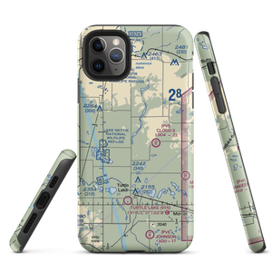 Crooked Lake Airstrip (20ND) VFR Sectional  Tough iPhone Case