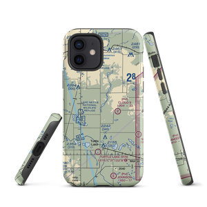 Crooked Lake Airstrip (20ND) VFR Sectional  Tough iPhone Case