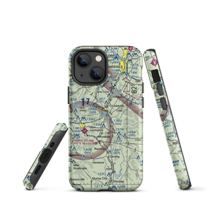 Crooksville Airport (I84) VFR Sectional  Tough iPhone Case