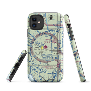 Cross City Airport (CTY) VFR Sectional  Tough iPhone Case