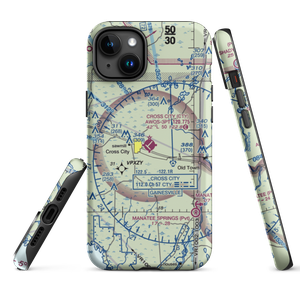 Cross City Airport (CTY) VFR Sectional  Tough iPhone Case