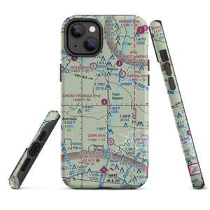 Cross Triangle Ranch Airport (2XS5) VFR Sectional  Tough iPhone Case