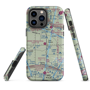 Cross Triangle Ranch Airport (2XS5) VFR Sectional  Tough iPhone Case