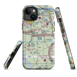 Cross Wind Acres Airport (TE47) VFR Sectional  Tough iPhone Case
