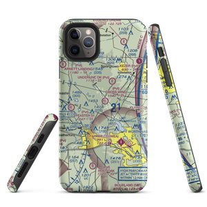 Cross Wind Airport (08TX) VFR Sectional  Tough iPhone Case