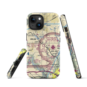 Cross Winds Airport (C72) VFR Sectional  Tough iPhone Case