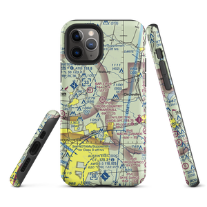 Cross-Country Estates Airport (07TS) VFR Sectional  Tough iPhone Case