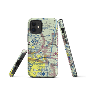 Cross-Country Estates Airport (07TS) VFR Sectional  Tough iPhone Case