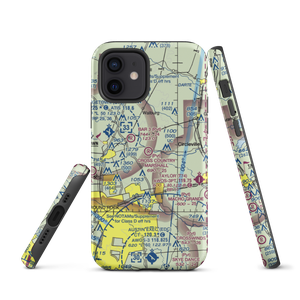Cross-Country Estates Airport (07TS) VFR Sectional  Tough iPhone Case
