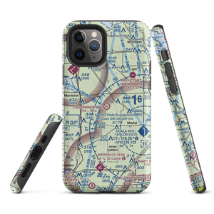 Crosswind Farm Airport (FL19) VFR Sectional  Tough iPhone Case