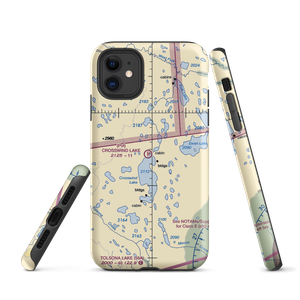 Crosswind Lake Airport (1AK2) VFR Sectional  Tough iPhone Case