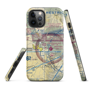 Crosswinds Airport (2CA3) VFR Sectional  Tough iPhone Case