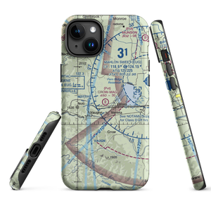 Crow-Mag Airport (33OR) VFR Sectional  Tough iPhone Case